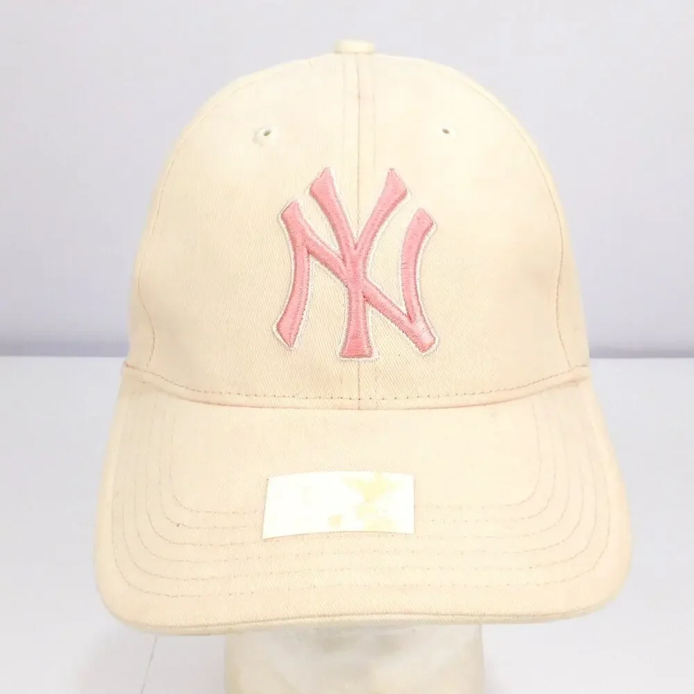 Vintage New York Yankees Pink Adjustable Hat Youth MLB Genuine Merchandise NWT